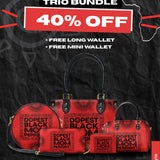 "Tajimom" The Signature Trio Bundle - Small Leather Handbag