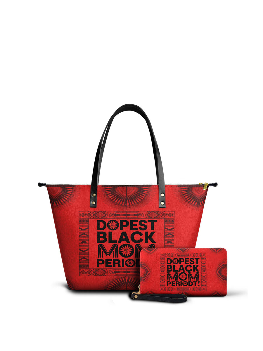 "Tajimom" Leather Tote Bag Matching Set - DD DEAL