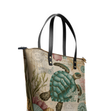 "Mbuga" Leather Tote Bag BTS DEAL