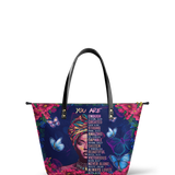 "Imani" Affirmation Leather Tote Bag Deal