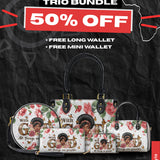 "Zanira" The Signature Trio Bundle - Small Leather Handbag