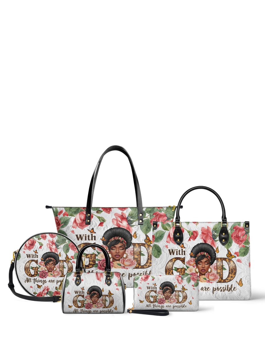"Zanira" Leather Tote Bag Bundle DD DEAL
