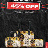 "Zuriya" The Signature Duo Bundle - Small Leather Handbag